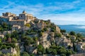 View on Gordes, a small typical town in Provence, France Royalty Free Stock Photo