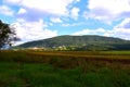 View of Gorenje jezero village at lake Cerknica Royalty Free Stock Photo