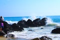 Gorgeous view of the beach blue sky and blue ocean water