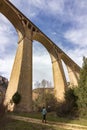 View of gorges of Riaza in Segovia Spain