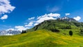 Gorgoues mountain landscape near Klosters in Switzerland on a fantastic summer day Royalty Free Stock Photo