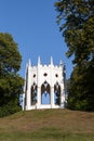 Gothic Temple in Painshill Park. Royalty Free Stock Photo