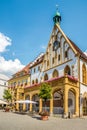 View at the Gothic town hall in Amberg, Germany Royalty Free Stock Photo