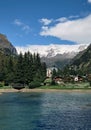 View of the Gover lake - Italy, Aosta Valley, Gressoney-Saint-Jean