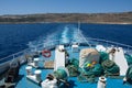 A view from the Gozo Channel Line passenger and vehicle ferry Royalty Free Stock Photo