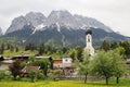 Grainau village and Zugspitze mountain, Bavarian Alps