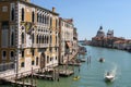 View of Grand Canal from Accademia Bridge in Venice, Italy Royalty Free Stock Photo