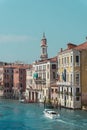 View on Grand canal from the Ponte Rialto