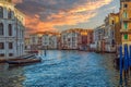 View of the Grand Canal from the Rialto Bridge-Ponte di Rialto, Venice, Italy Royalty Free Stock Photo