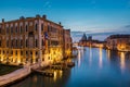 View on Grand Canal and Santa Maria della Salute Church Royalty Free Stock Photo