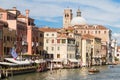View of the grand canal in venise Royalty Free Stock Photo