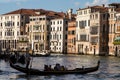 View of the Grand Canal in Venise Royalty Free Stock Photo