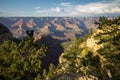 View on Grand Canyon in the afternoon, USA Royalty Free Stock Photo