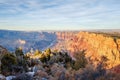 Grand canyon and Colorado river view from Desert view watchtower along south rim Royalty Free Stock Photo