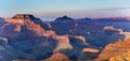 View into the grand canyon from mathers point, south rim Royalty Free Stock Photo