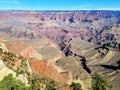 View of the Grand Canyon. Multicolored rocks. The beauty of nature. National Park