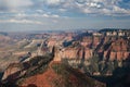 View of Grand Canyon from Point Imperial on North Rim. Royalty Free Stock Photo