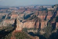 View of Grand Canyon from Point Imperial on North Rim. Royalty Free Stock Photo