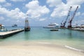 Grand Cayman Island George Town Beach Royalty Free Stock Photo