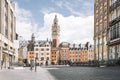 View on the Grand Place of Lille Flanders France Generalle de Gaulle