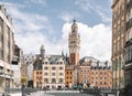 View on the Grand Place of Lille Flanders France Generalle de Gaulle