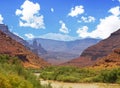 A View of Grand Valley in Utah Royalty Free Stock Photo