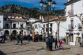 View of the Grazalema main square Royalty Free Stock Photo