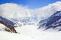 View of Great Aletsch Glacier Royalty Free Stock Photo