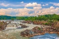 View of the Great Falls of the Potomac River.Virginia.USA Royalty Free Stock Photo