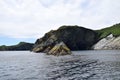 Great Island natural coastline, Witless Bay Ecological Reserve Royalty Free Stock Photo