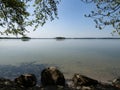 View of the Great Lake Ploen in Schleswig-Holstein, Germany Royalty Free Stock Photo