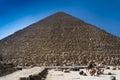 View of the Great Pyramids of Giza, Cairo, Egypt Royalty Free Stock Photo