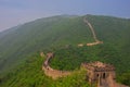 View of Great Wall at Mutianyu Royalty Free Stock Photo