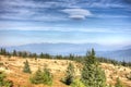 View from Greater Fatra to High Tatras mountains - Slovakia