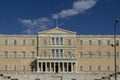 Facade of the Greek parliament building