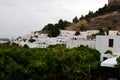 View of the Greek town in Rhodes.