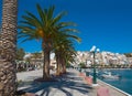 View of the Greek town of Sitia. Royalty Free Stock Photo