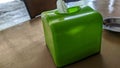 View green box of tissue Royalty Free Stock Photo