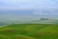 view of the green hills of Tuscany, Royalty Free Stock Photo