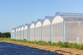 View for greenhouse with blue sky Royalty Free Stock Photo