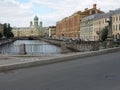 View of the Griboyedov canal, St. Petersburg