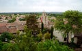 View on Grignan buildings' roofs Royalty Free Stock Photo