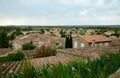 View on Grignan buildings' roofs Royalty Free Stock Photo