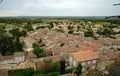 View on Grignan buildings' roofs Royalty Free Stock Photo