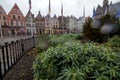 View on Grote Markt square, Bruges Belgium Royalty Free Stock Photo