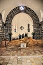 A view of the inside of the Church of Mensa Christi