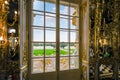 View of the grounds and gardens of the Rococo Catherine Palace in Pushkin Russia Royalty Free Stock Photo