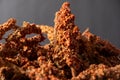 View of the growth and harvest sumac seeds for spice Royalty Free Stock Photo