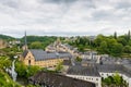 View on the Grund district of Luxembourg City Royalty Free Stock Photo