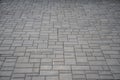 Abstract background. Old cobblestone pavement close-up. City